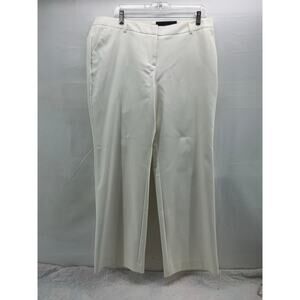 New APT.9 women’s 16 petite cream, curvy trousers. office, caual or night out